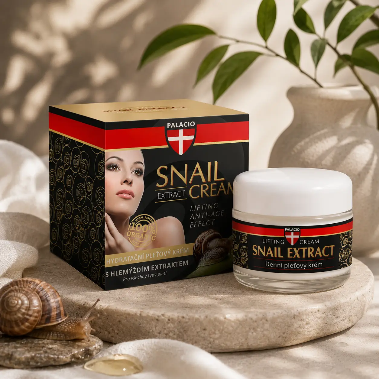 PALACIO Snail Extract Anti-age Face Cream Крем с охлюв 50 мл