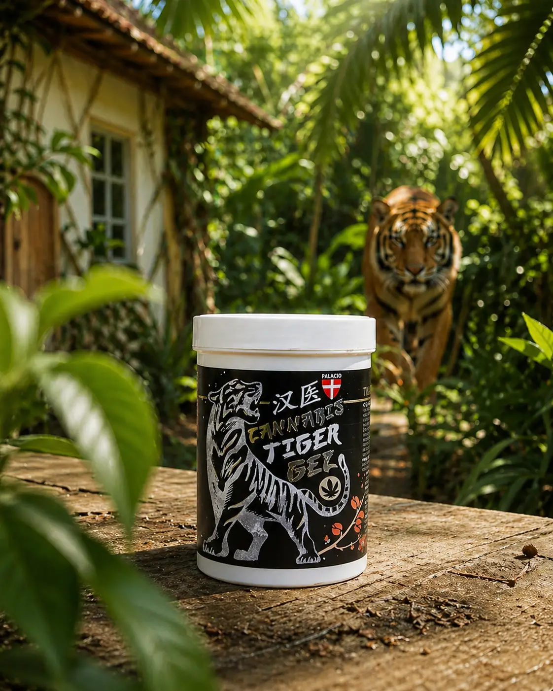 PALACIO Tiger Cannabis Масажен гел с коноп 380 мл