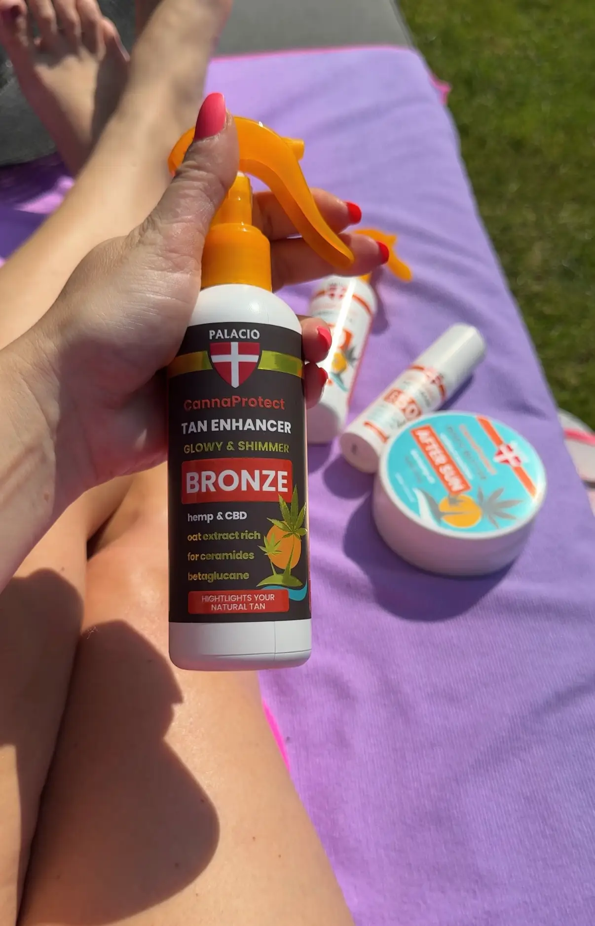 PALACIO CannaProtect Tan Enhancer Bronze с коноп 200 мл