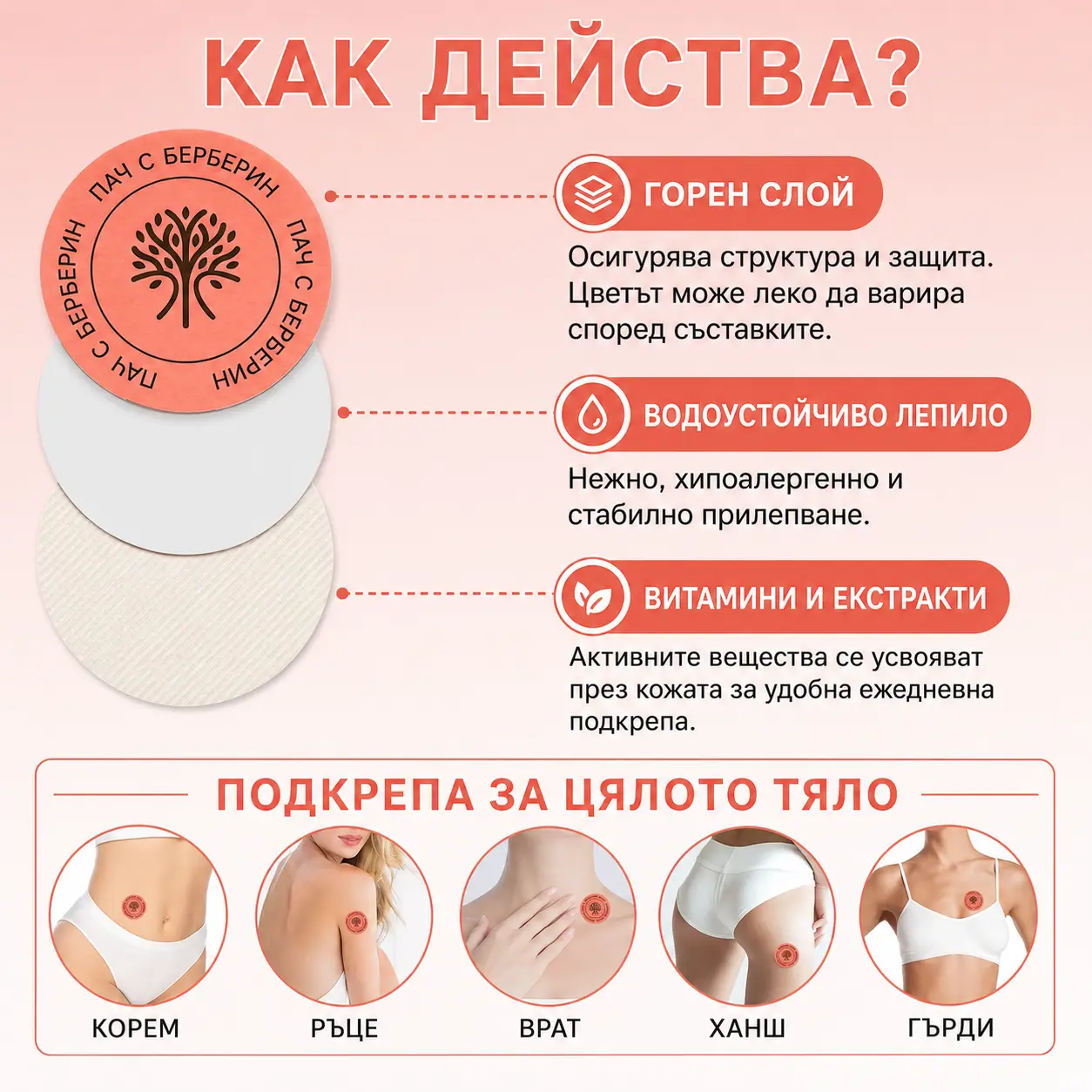 Пачове с берберин и канела за контрол на апетита - 30 броя