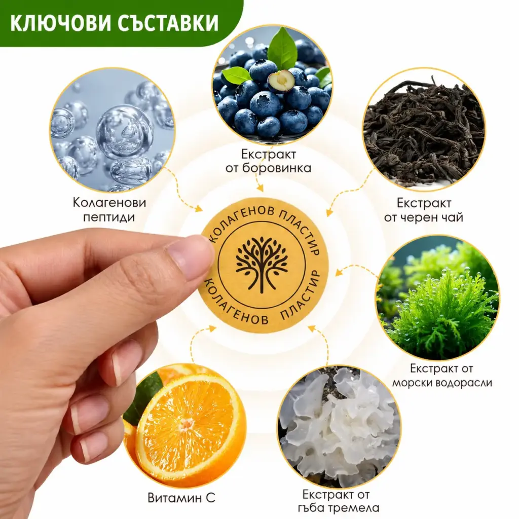 Колагенови пачове за по-гладка и поддържана кожа - 30 броя