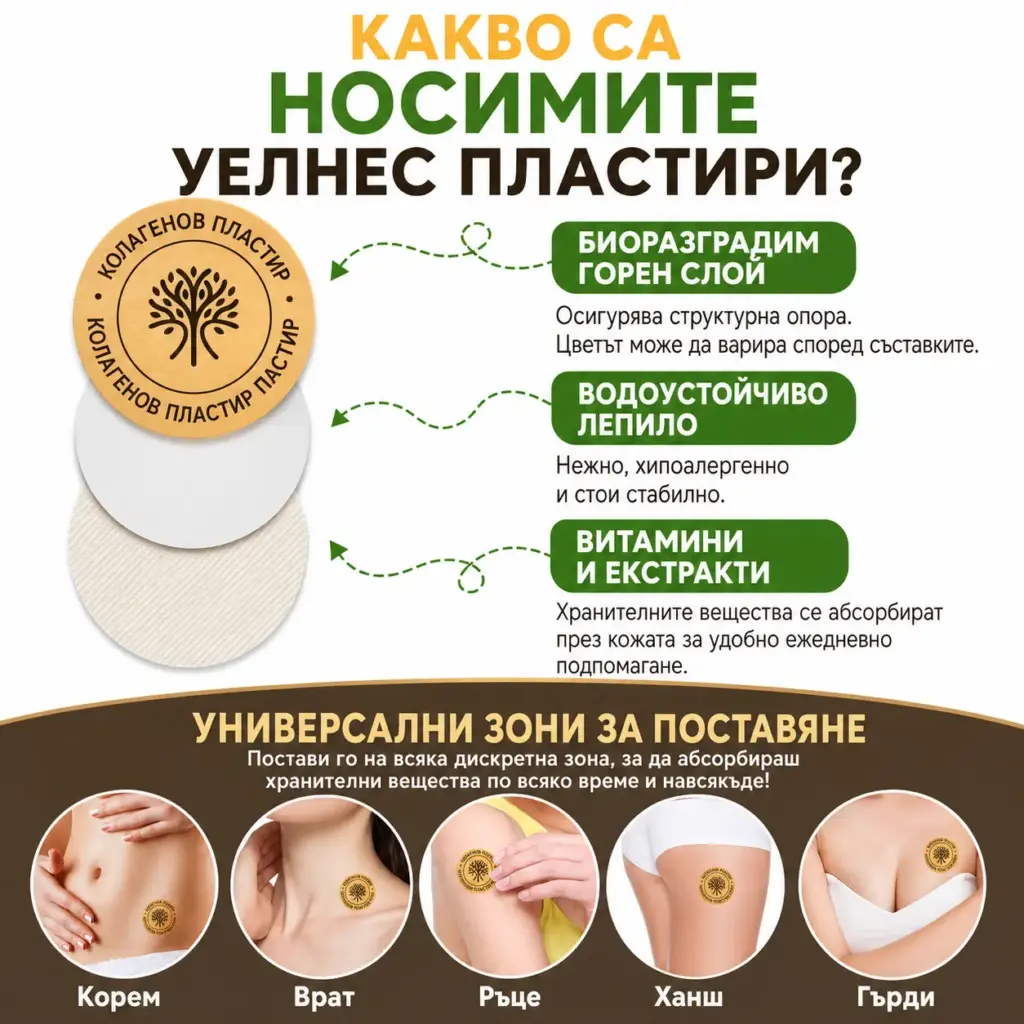 Колагенови пачове за по-гладка и поддържана кожа - 30 броя