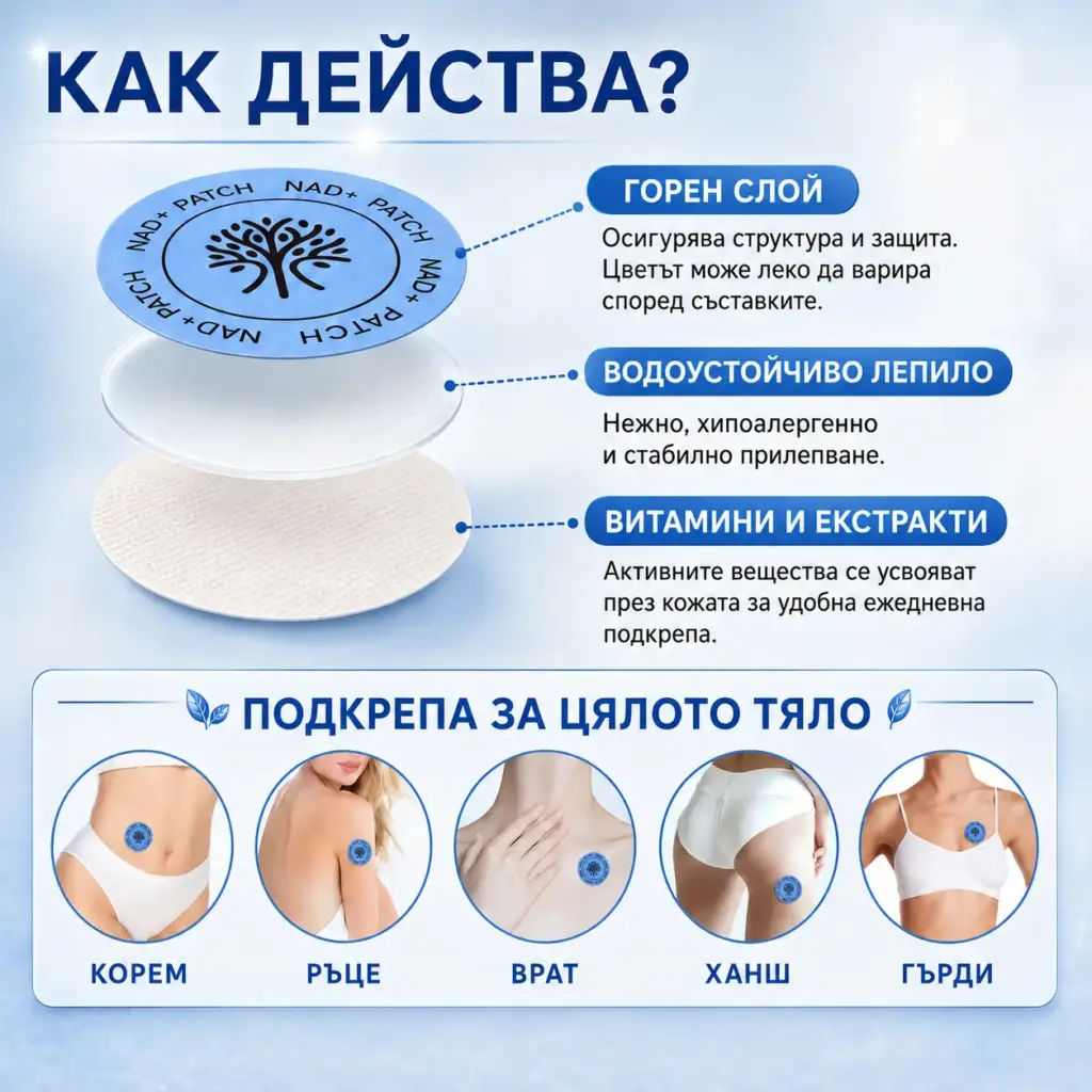 Лесно поставяне върху чиста кожа
